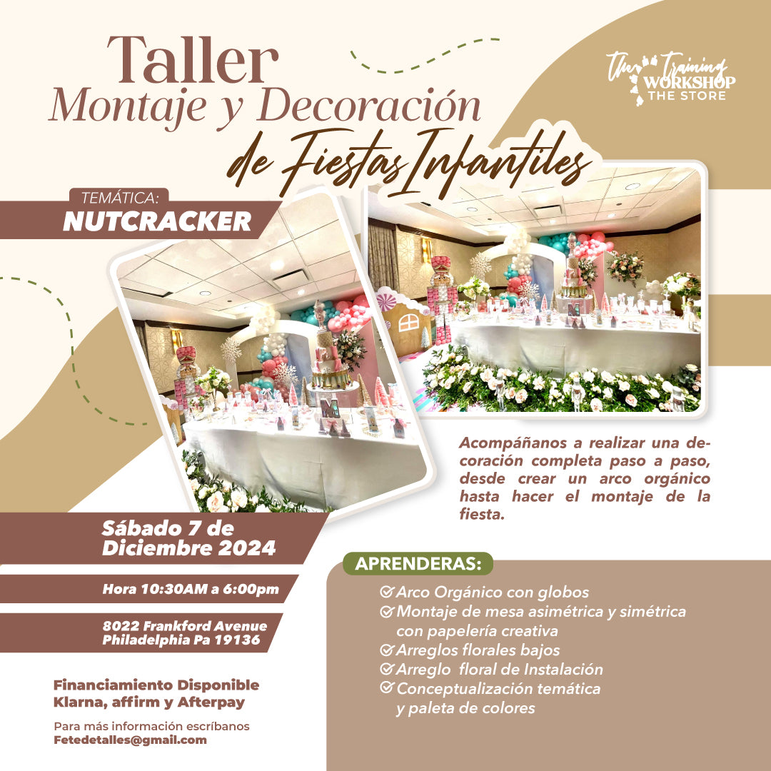 Curso Decoración Fiestas Infantiles