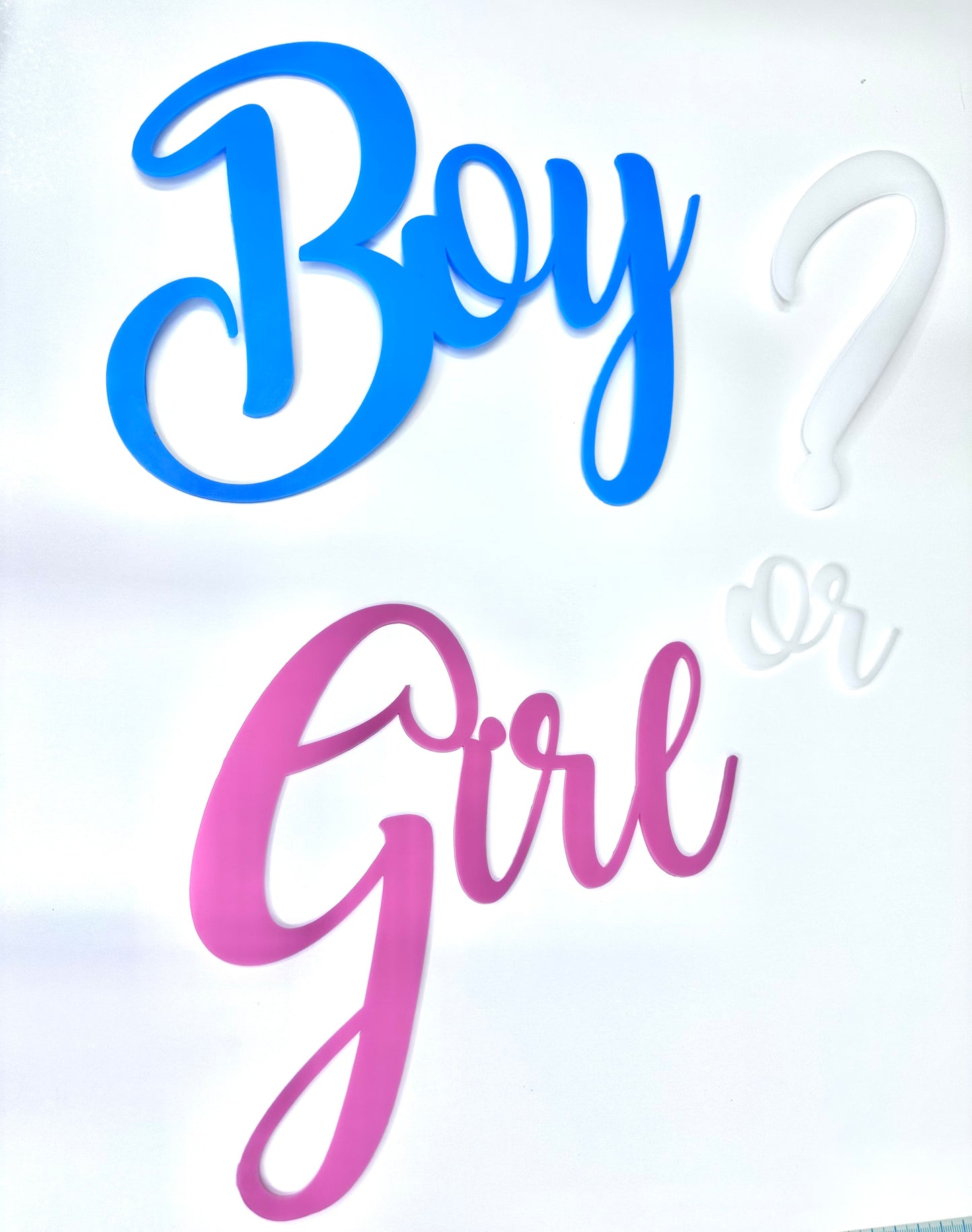 Boy or Girl Sign- Acrylic