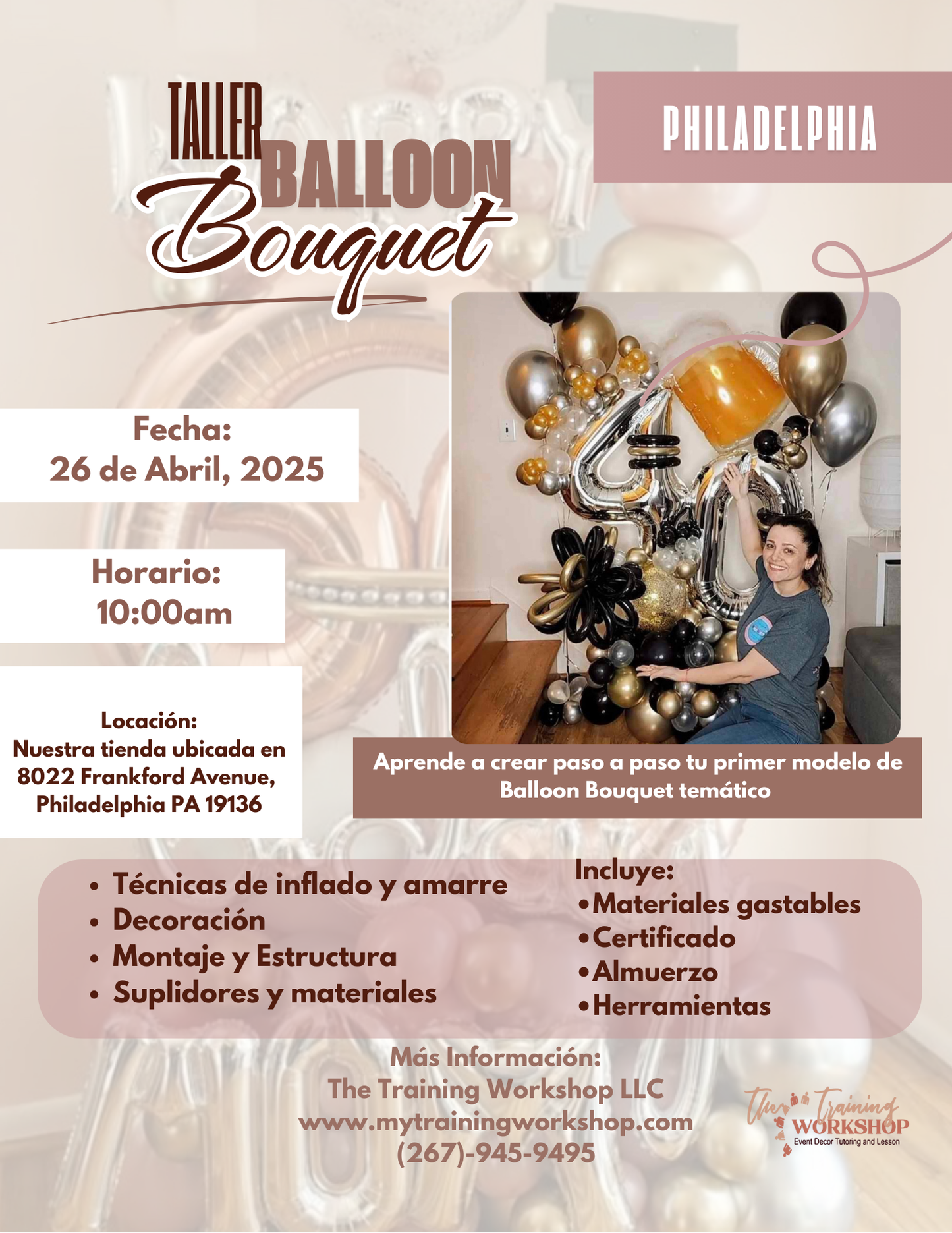 Taller Presencial: Balloon Bouquet