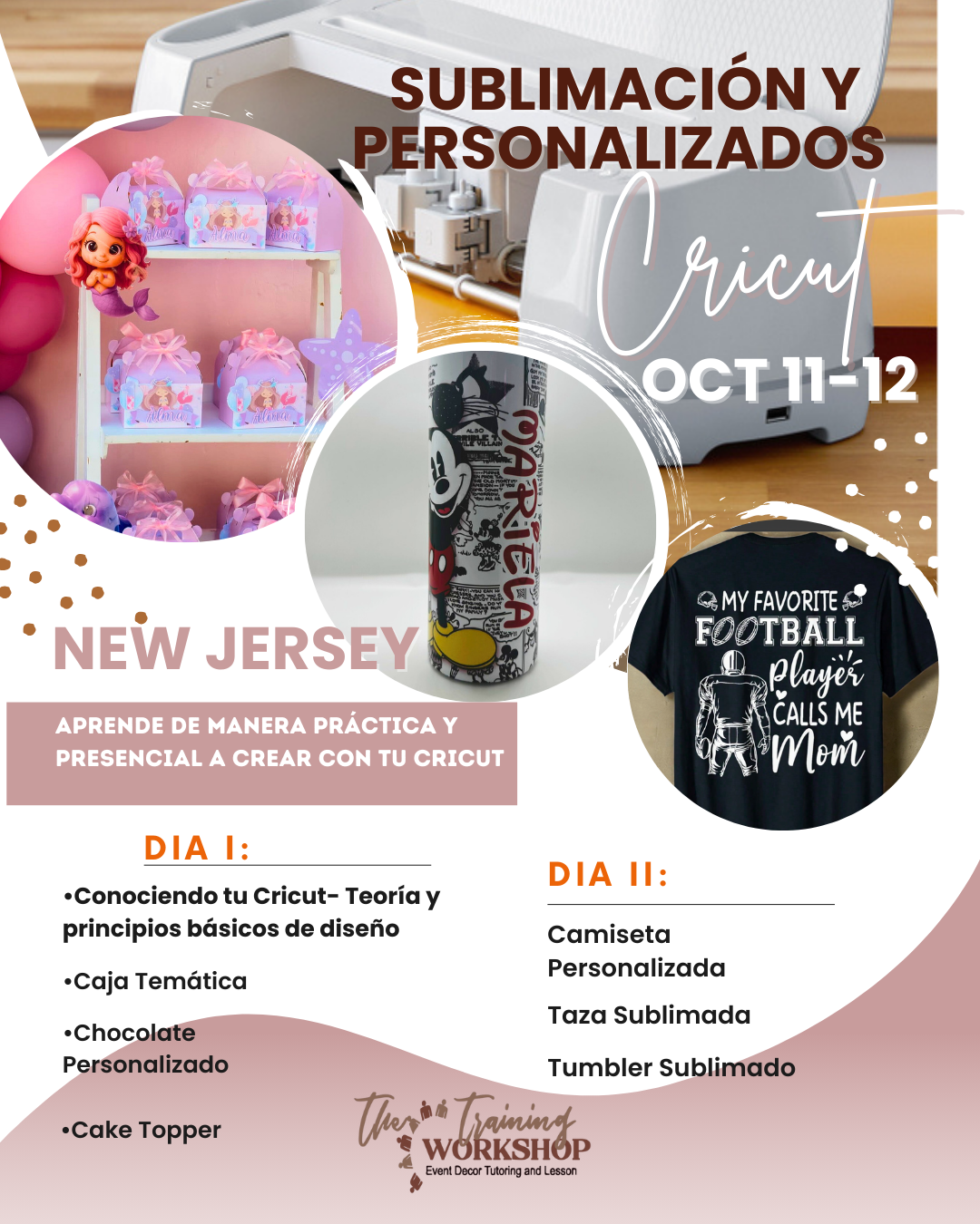 Taller Presencial Sublimación y Personalizados - Ambos días